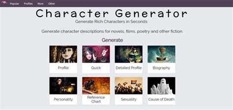personality generator|character generator for writing.